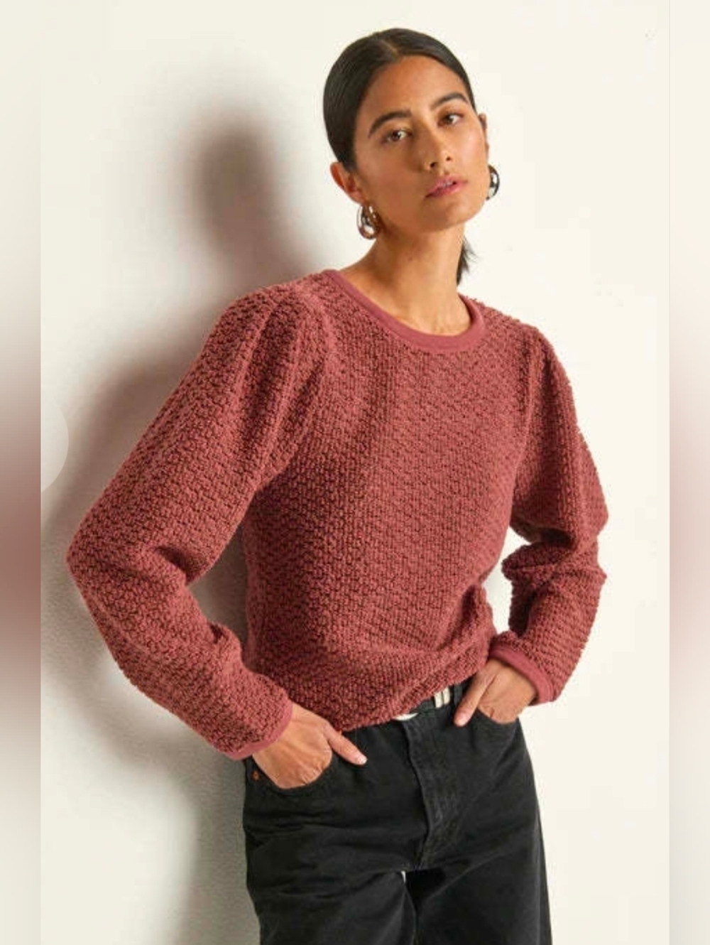 ❤️ NWT! NATION LTD ETTA LACE POPOVER SWEATER TOP, XS